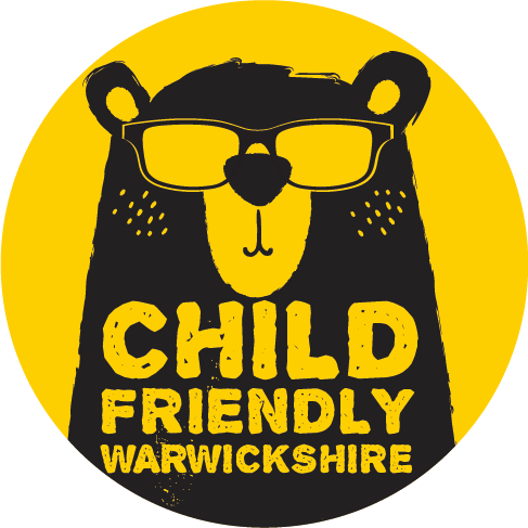 Child Friendly Warwickshire bear logo